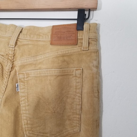 Levi's Premium RIBCAGE Boot White Tab Corduroy Pants Size 30 - Picture 12 of 14